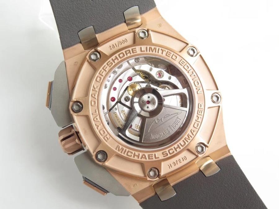 JF Factory Audemars Piguet Schumacher Royal Oak Offshore Serisi V8 Versiyonu 26568OM Kol Saati — 8. fotoğraf