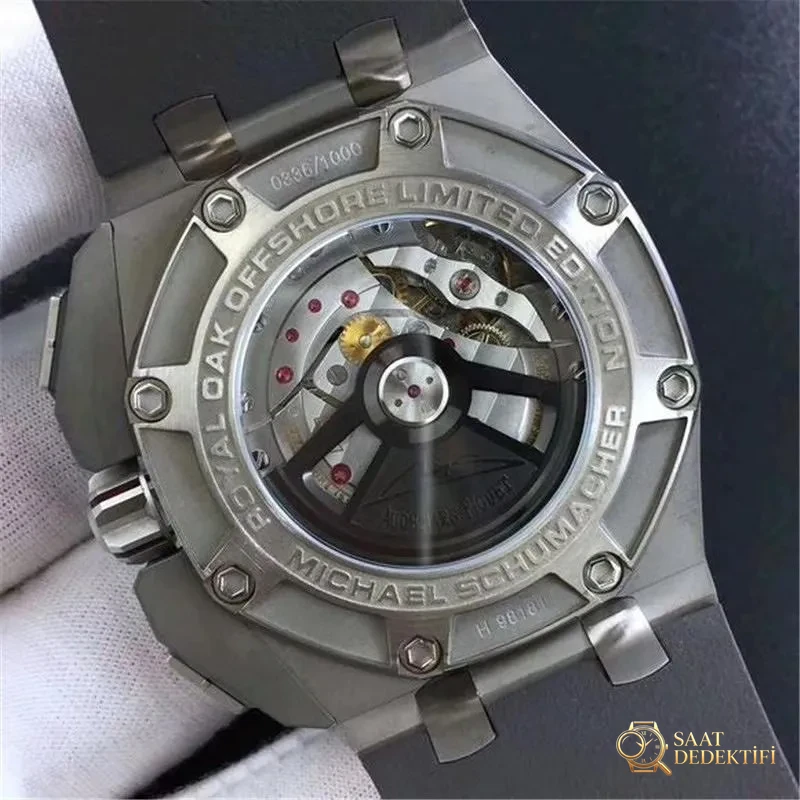 JF Factory Audemars Piguet Schumacher V8 Versiyon Titanyum Kronograf Saat İncelemesi - Makro Kadran ve İndeks İşçiliği