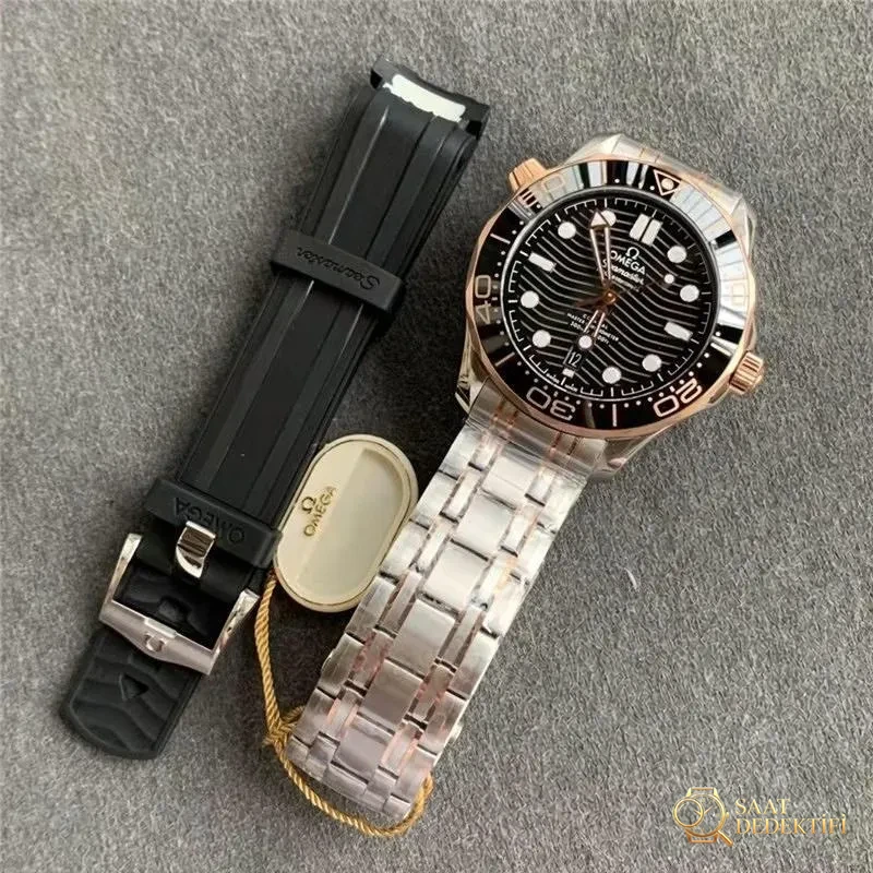 JVS Factory Omega Seamaster 300m Saat İncelemesi - Kadran Detayı ve Bezel İşçiliği