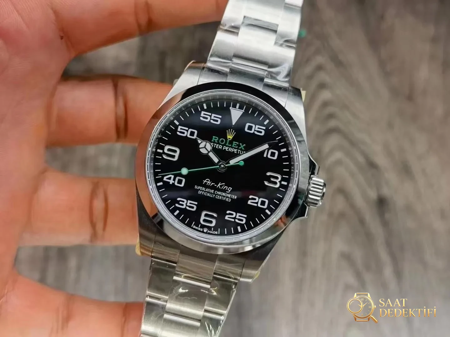 JVS Factory Rolex Air King 126900 İncelemesi - Kadran Detayı ve Bezel İşçiliği