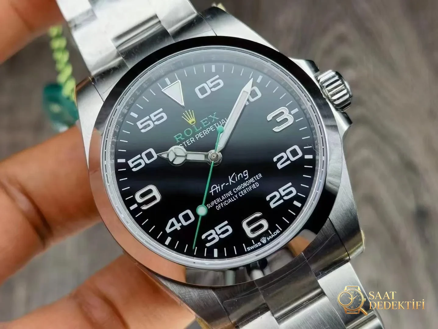 JVS Factory Rolex Air King 126900 İncelemesi - Arka Kapak ve Mekanizma Detayı