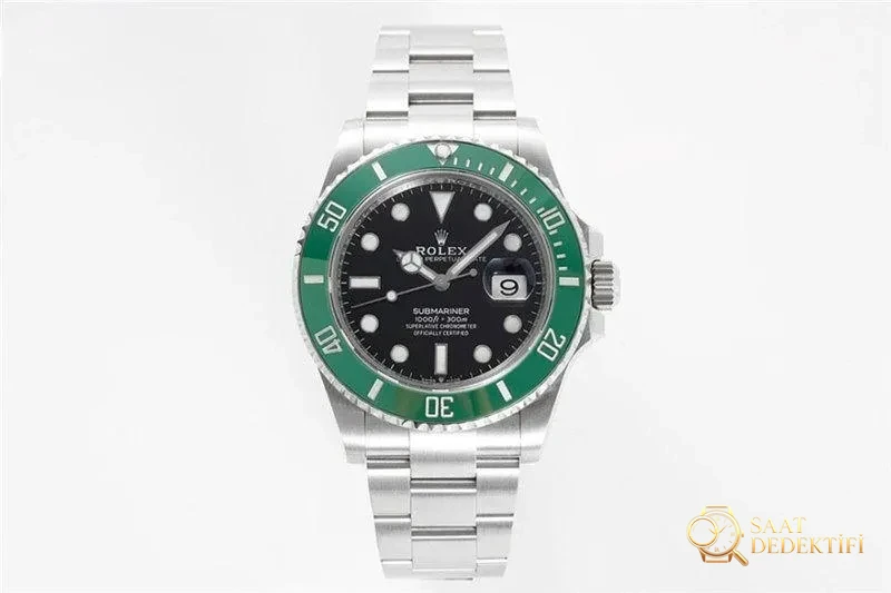 JVS Factory Rolex Yeşil Submariner (Yeşil Su Hayaleti) İşçilik İncelemesi - Kadran Detayı ve Bezel İşçiliği