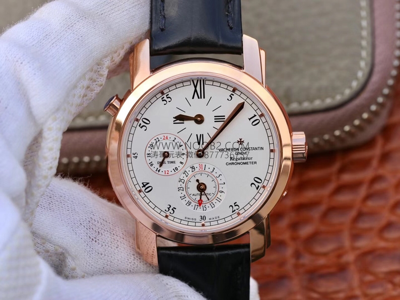 k11 Vacheron Constantin VC Malte 42005 iki zaman dilimli replika saat nasıl? — 3. fotoğraf