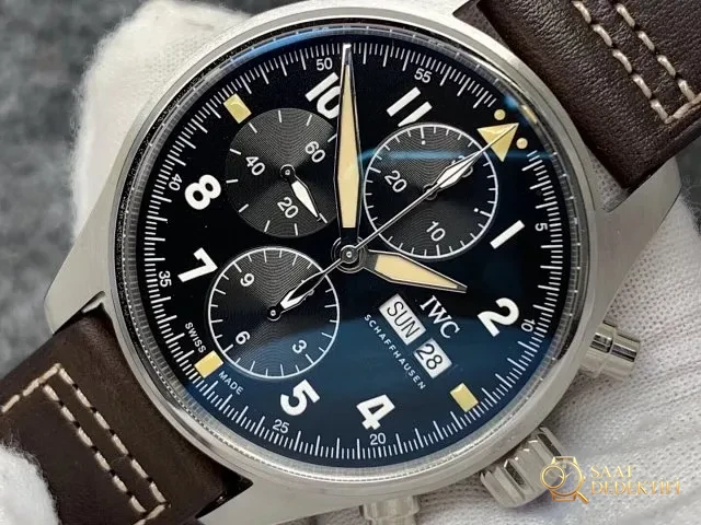 Replika IWC Spitfire Siyah Kadran