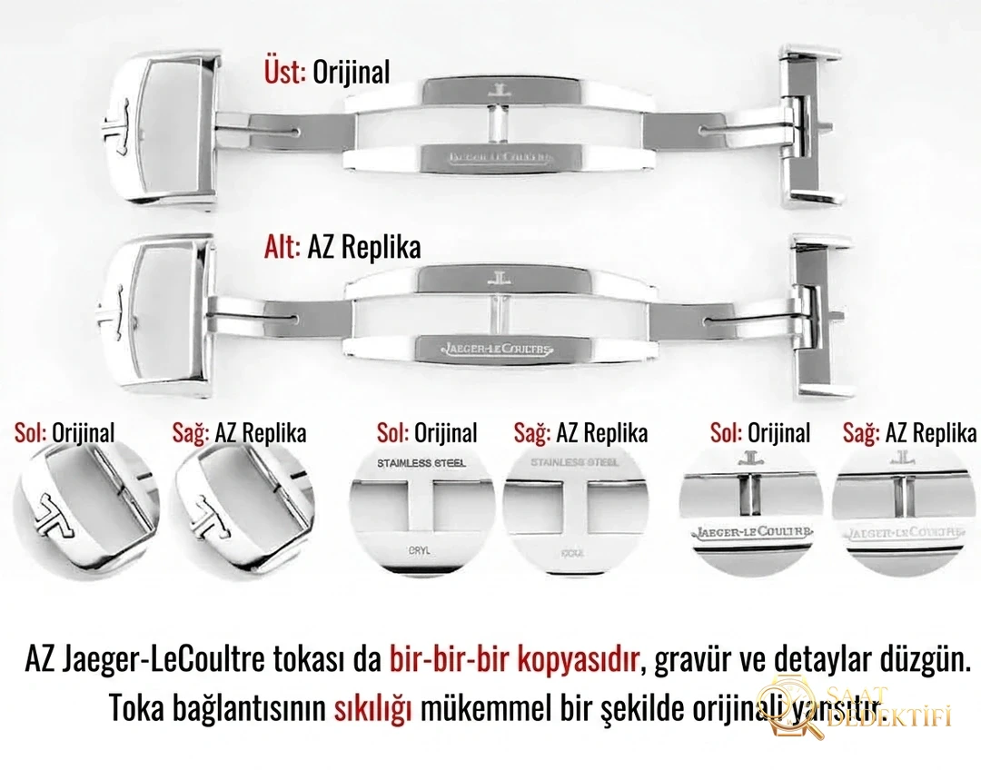 Karşılaştırmalı inceleme: AZ Factory JL Jaeger-LeCoultre Master serisi 1368470 ay evreli Master erkek deri kayışlı kol saati - Fosfor ve Super-LumiNova Gece Görünümü