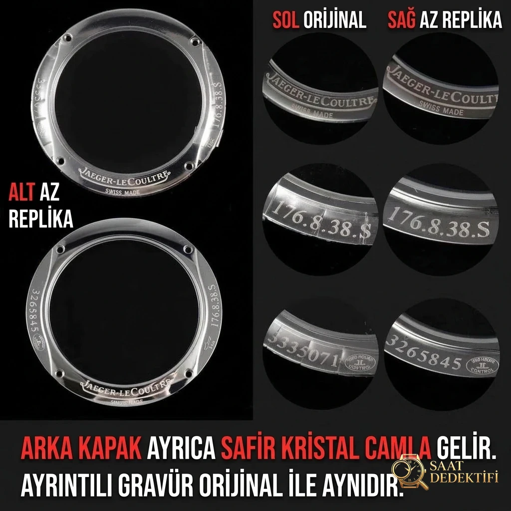 Karşılaştırmalı inceleme: AZ Factory JL Jaeger-LeCoultre Master serisi 1378420 kol saati (Palyaço) - Fosfor ve Super-LumiNova Gece Görünümü