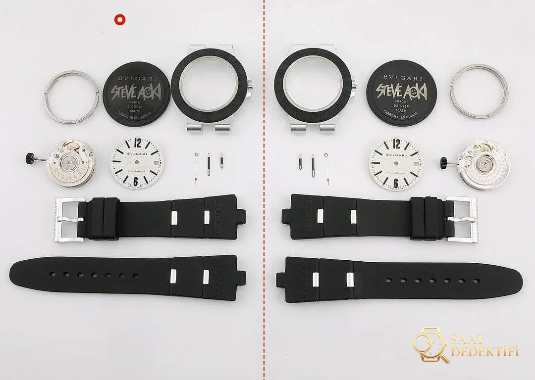 Karşılaştırmalı inceleme: BV Factory Bvlgari∙BVLGARI Serisi 103539 Kol Saati - Bilekte Duruş ve Kasa Orantısı