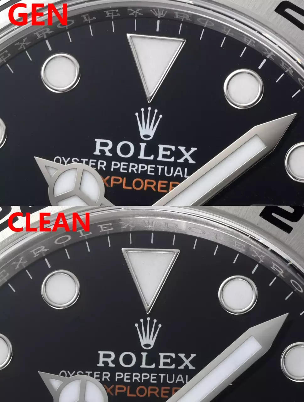 Karşılaştırmalı inceleme: Clean [42 mm] Rolex Explorer serisi M226570 — 2. fotoğraf
