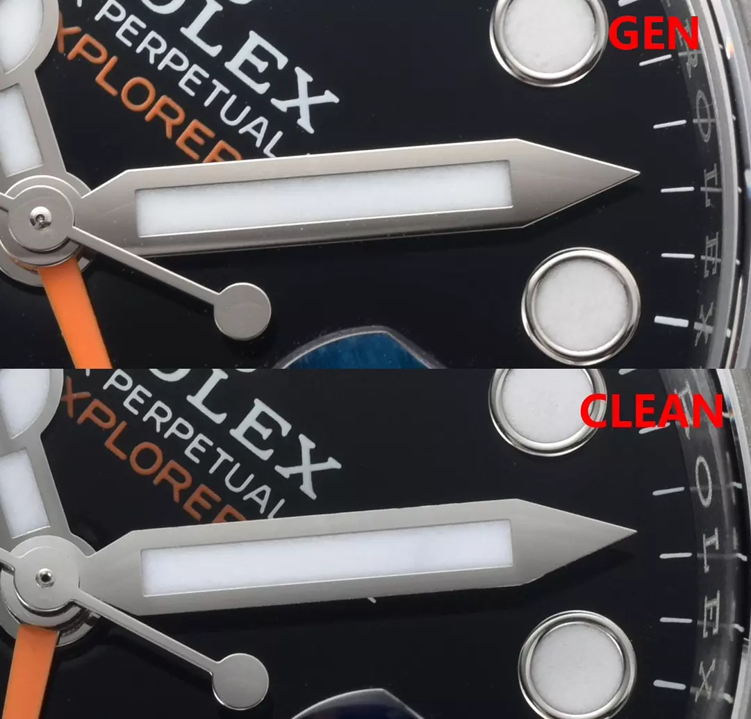 Karşılaştırmalı inceleme: Clean [42 mm] Rolex Explorer serisi M226570 — 7. fotoğraf