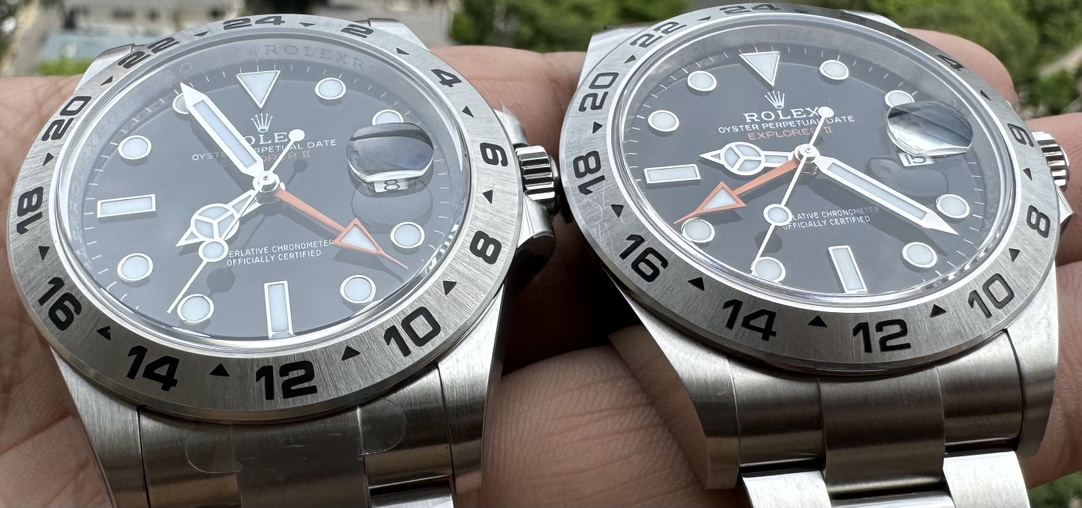Karşılaştırmalı inceleme: Clean [42 mm] Rolex Explorer serisi M226570 — 13. fotoğraf