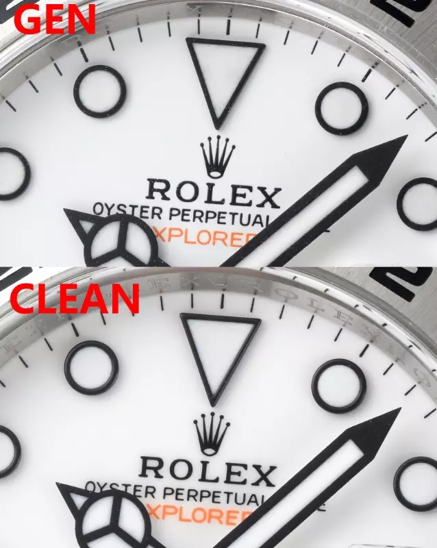 Karşılaştırmalı inceleme: Clean [42 mm] Rolex Explorer serisi M226570 — 8. fotoğraf