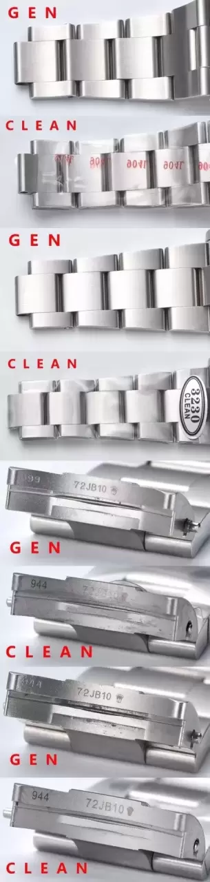Karşılaştırmalı inceleme: Clean [41 mm] Rolex Oyster Perpetual serisi m124300-0001 kol saati — 8. fotoğraf