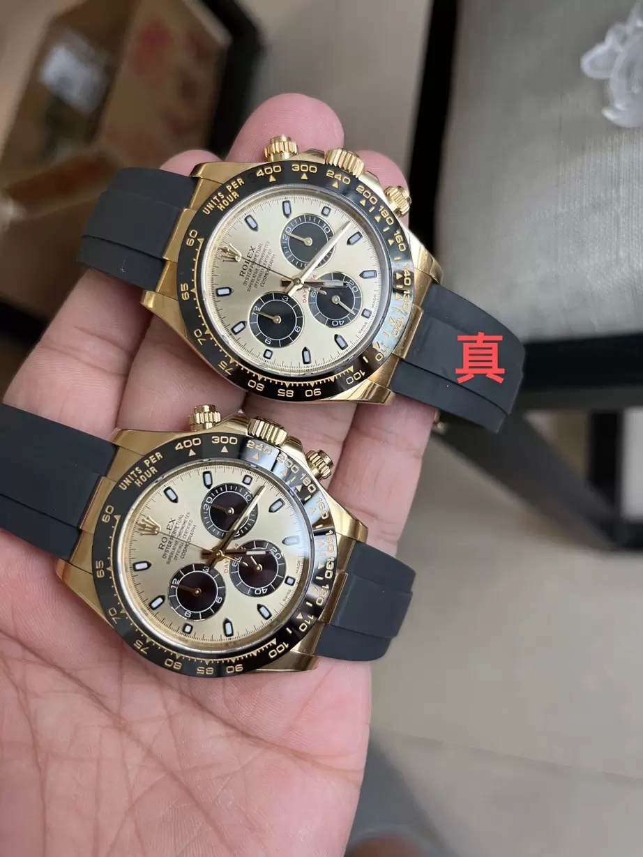 Karşılaştırmalı inceleme: Clean Rolex Cosmograph Daytona M116518ln-0048 kol saati (Shawn Yue) — 9. fotoğraf