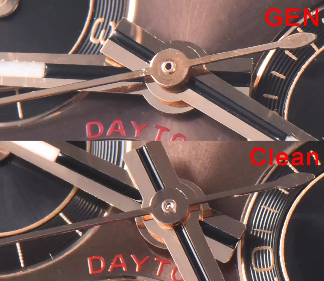 Karşılaştırmalı inceleme: Clean Rolex Cosmograph Daytona serisi M116515 kol saati — 4. fotoğraf