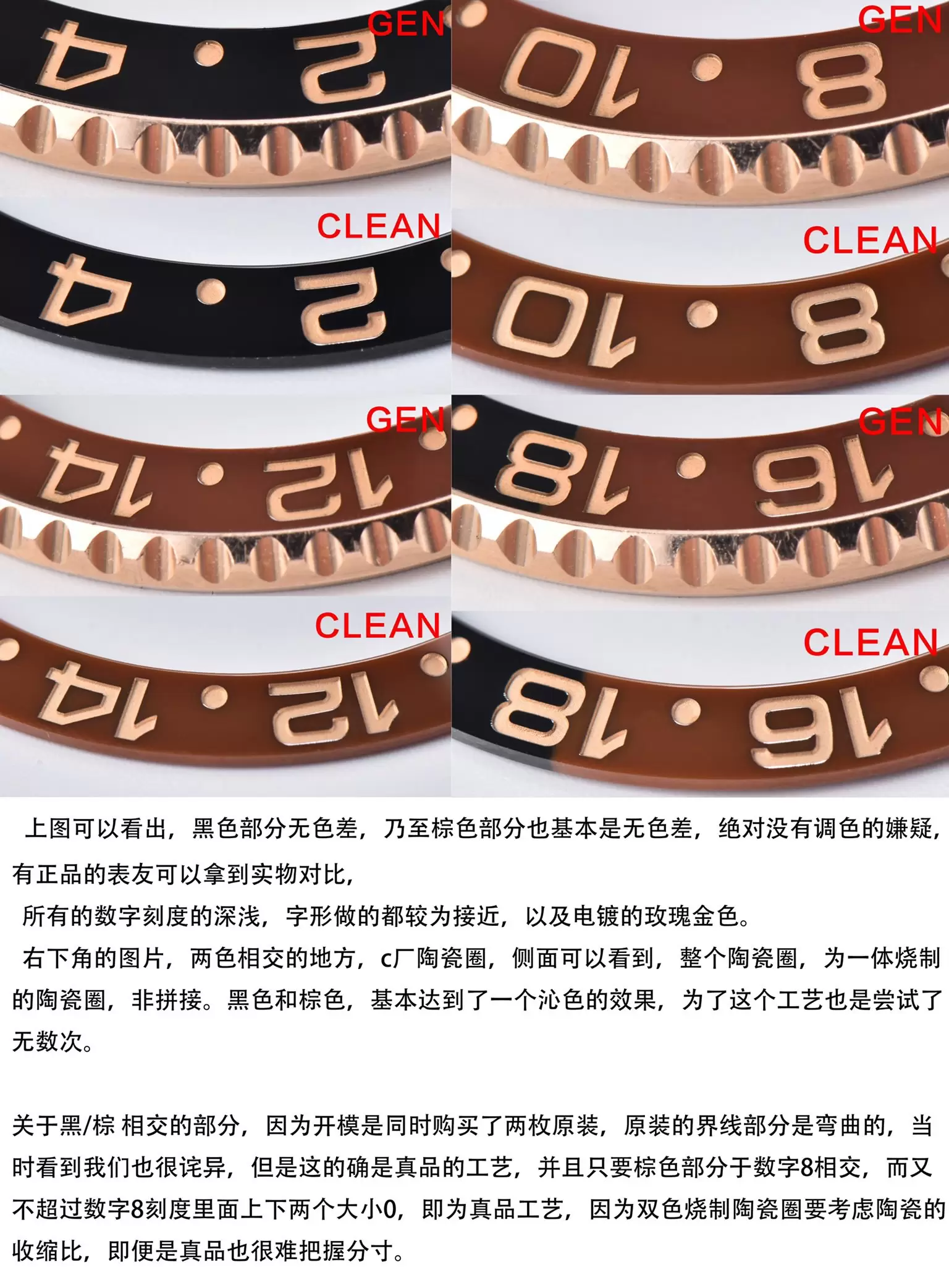 Karşılaştırmalı inceleme: Clean Rolex GMT-Master II serisi m126711chnr-0002 kol saati — 2. fotoğraf