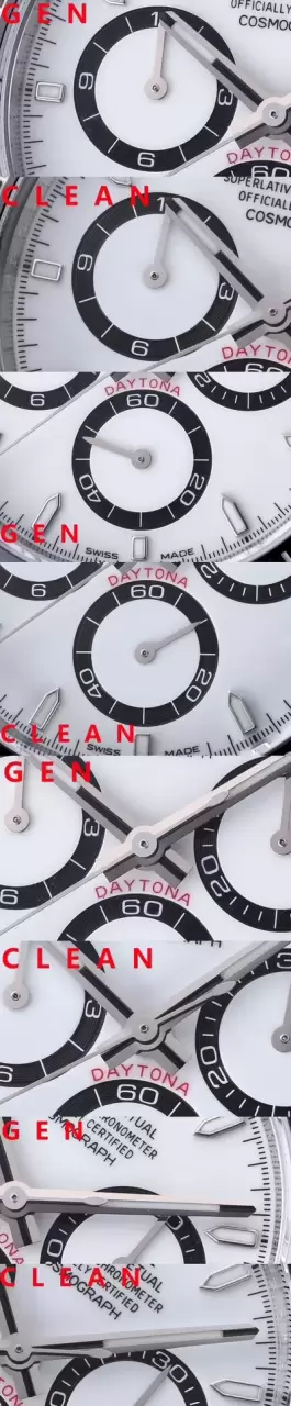 Karşılaştırmalı inceleme: Clean Rolex Cosmograph Daytona m126500ln-0001 [Panda Daytona] — 5. fotoğraf