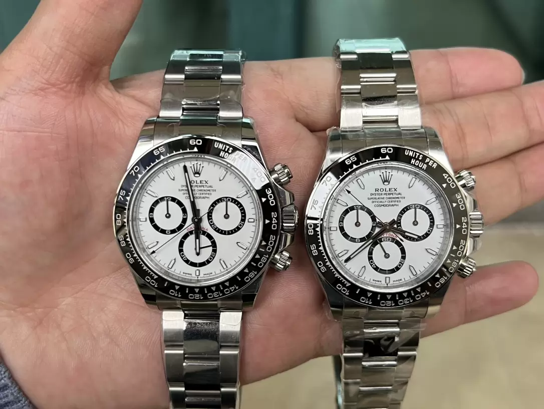 Karşılaştırmalı inceleme: Clean Rolex Cosmograph Daytona m126500ln-0001 [Panda Daytona] — 12. fotoğraf