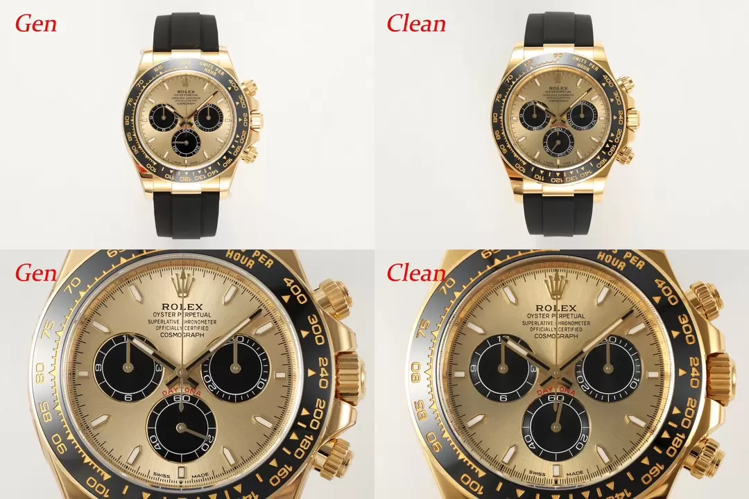 Karşılaştırmalı inceleme: Clean Rolex Cosmograph Daytona serisi m126518ln-0012 kol saati, Shawn Yue — 1. fotoğraf