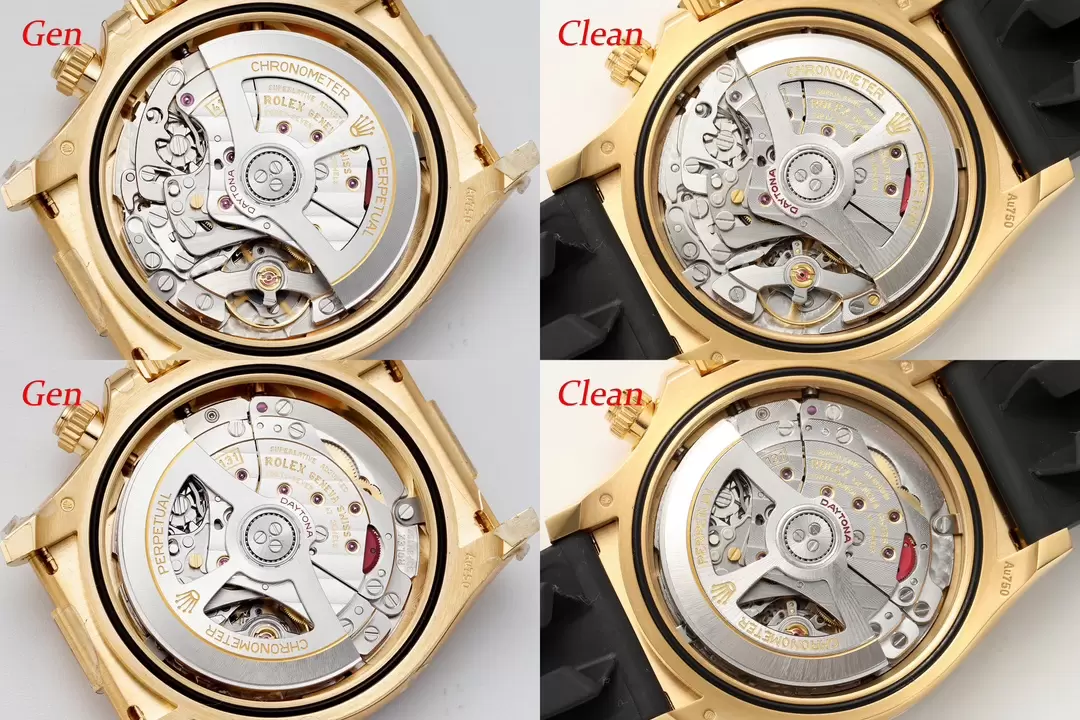 Karşılaştırmalı inceleme: Clean Rolex Cosmograph Daytona serisi m126518ln-0012 kol saati, Shawn Yue — 2. fotoğraf