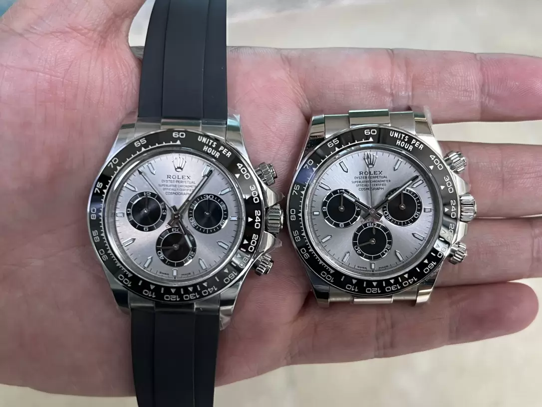 Karşılaştırmalı inceleme: Clean Rolex Cosmograph Daytona serisi m126519ln-0006 kol saati — 12. fotoğraf