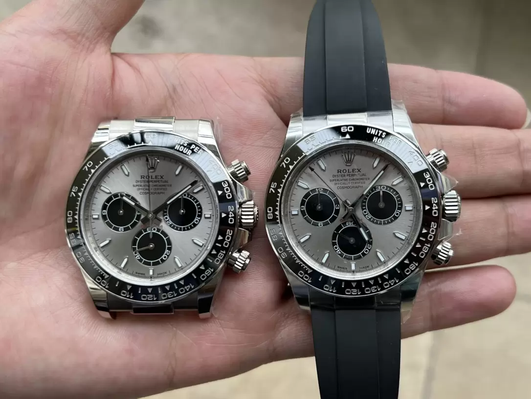 Karşılaştırmalı inceleme: Clean Rolex Cosmograph Daytona serisi m126519ln-0006 kol saati — 13. fotoğraf