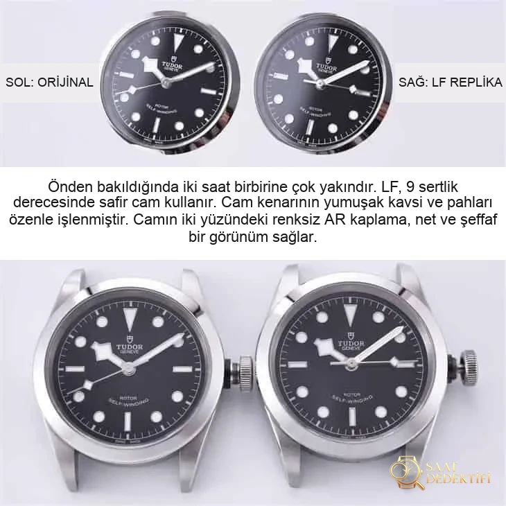 Karşılaştırmalı inceleme: LF Tudor Black Bay serisi 41 mm saat. Şimdi çelik bilezikli modeli sipariş edene orijinal deri kayış ve toka hediye. Tudor Black Bay M79540 serisi 41 mm saat, 2018 yılı resmi sitedeki en yeni model. - Arka Kapak ve Mekanizma Detayı