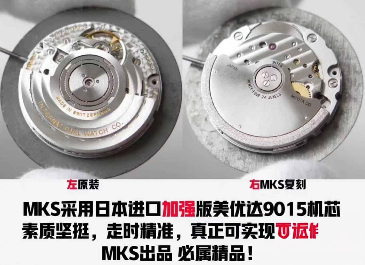 Karşılaştırmalı inceleme: MKS Factory IWC Pilot's Watch Mark XVIII Seramik Serisi IW324703 kol saati — 9. fotoğraf