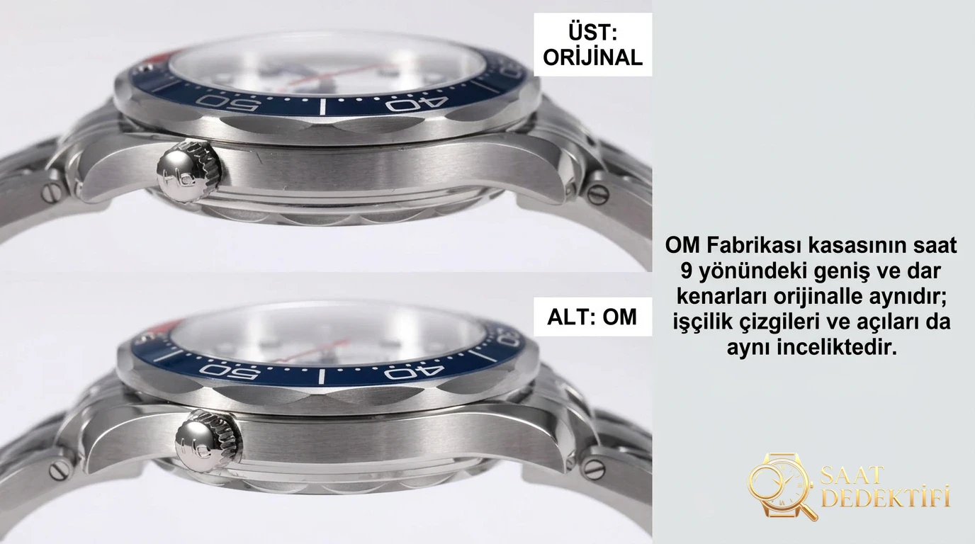 Karşılaştırmalı inceleme: OM Factory Omega Seamaster serisi 007 Commander 212.32.41.20.04.001 saat - Mekanizma Zemberek ve Balans Detayı