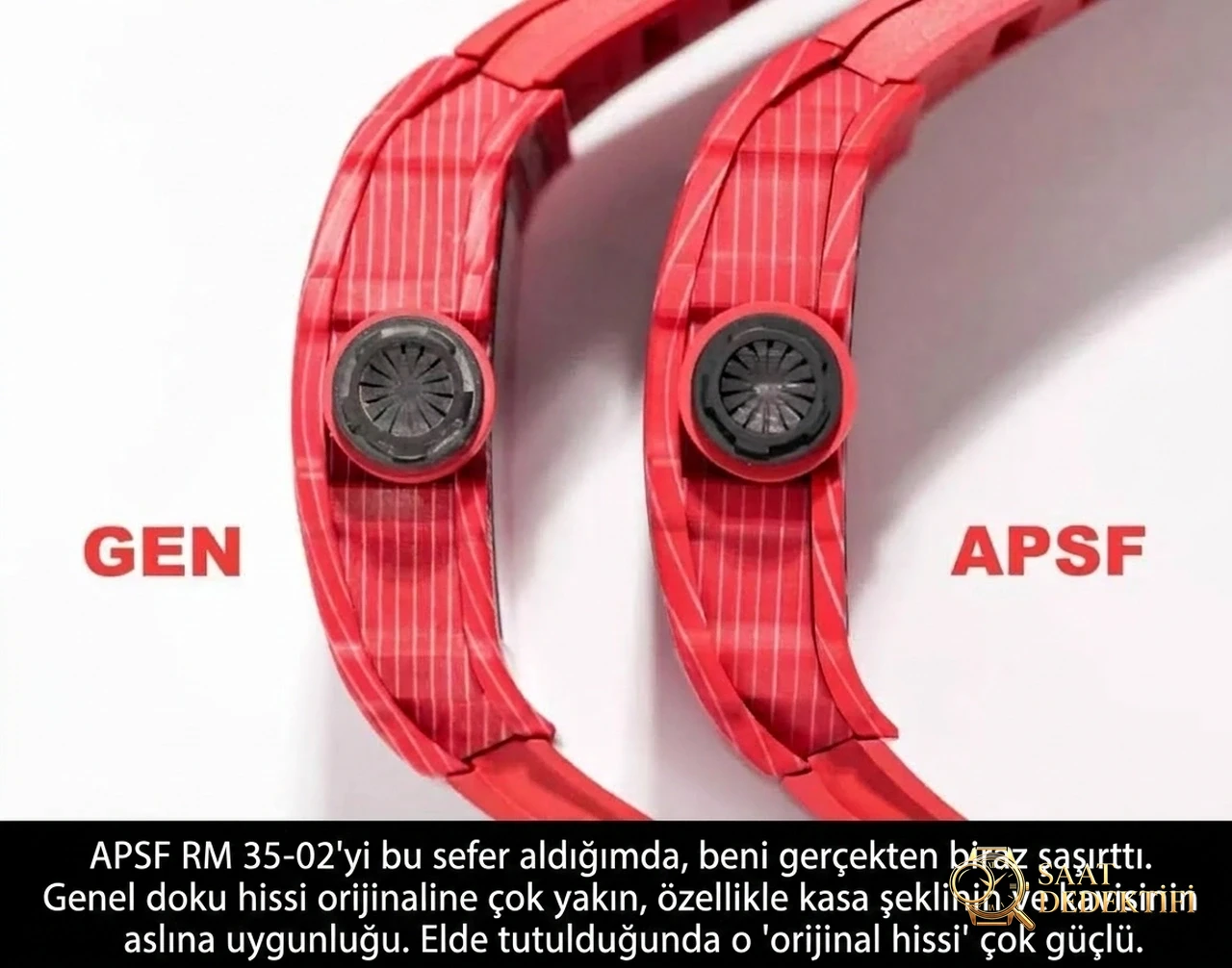 Karşılaştırmalı İnceleme: Richard Mille RM35-02 RM3502 Red NTPT APSF - Makro Kadran ve İndeks İşçiliği