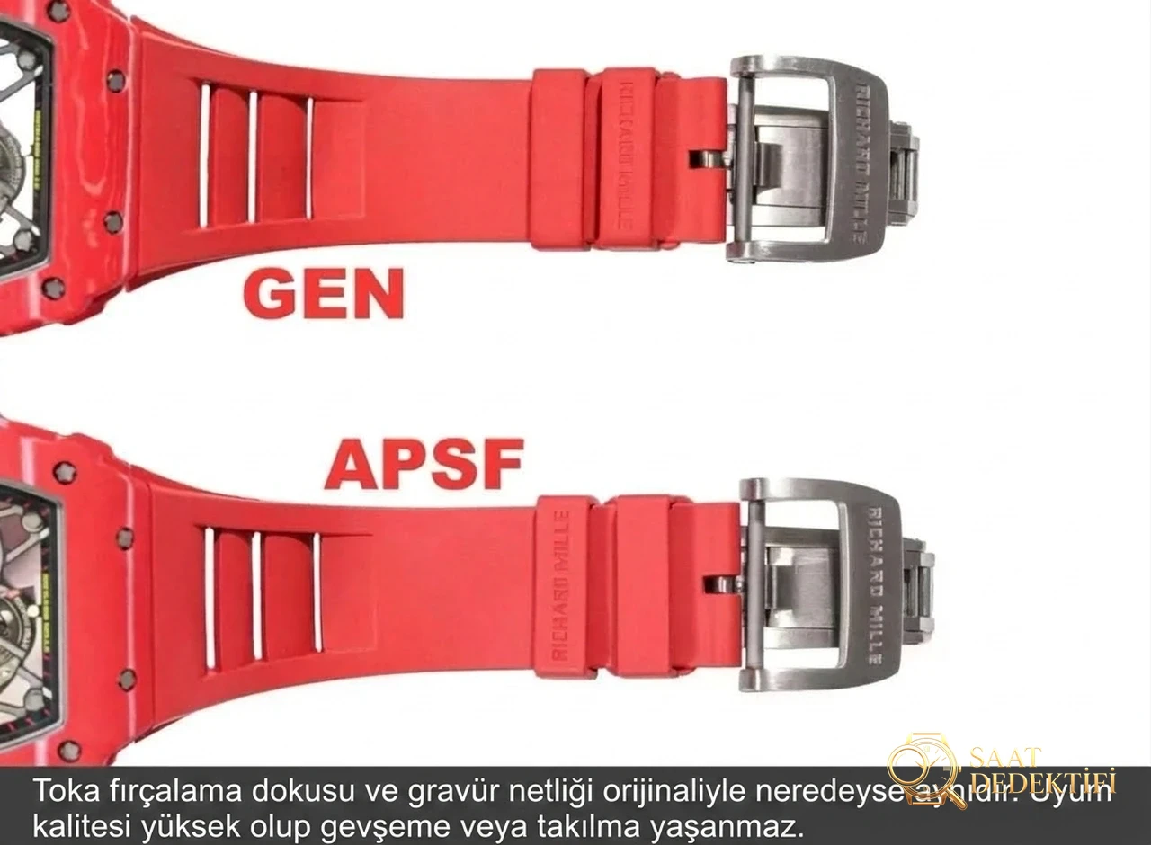 Karşılaştırmalı İnceleme: Richard Mille RM35-02 RM3502 Red NTPT APSF - Bilekte Duruş ve Kasa Orantısı