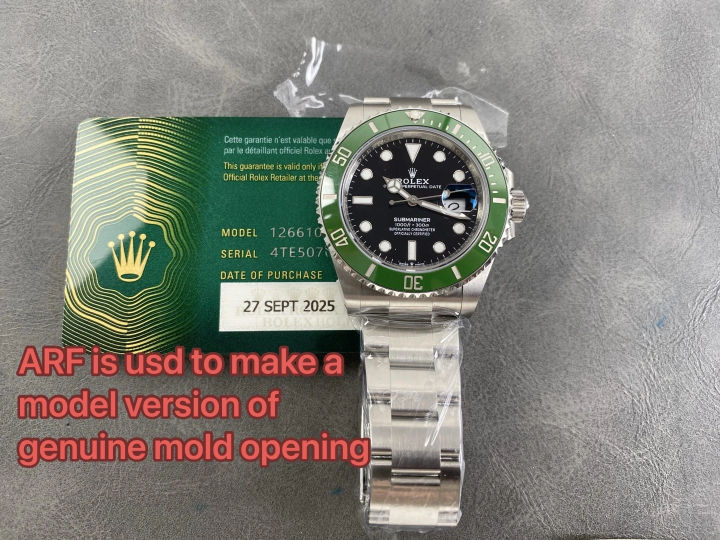 Karşılaştırmalı İnceleme: Rolex Submariner 41 mm 126610 LV Kermit ARF — 1. fotoğraf
