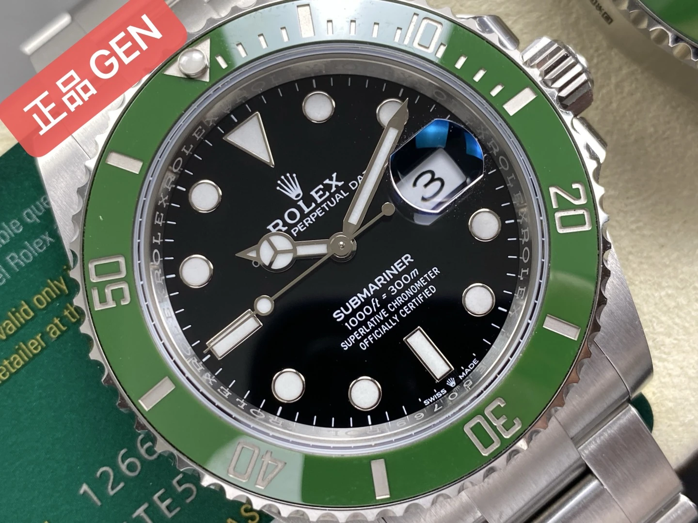 Karşılaştırmalı İnceleme: Rolex Submariner 41 mm 126610 LV Kermit ARF — 4. fotoğraf