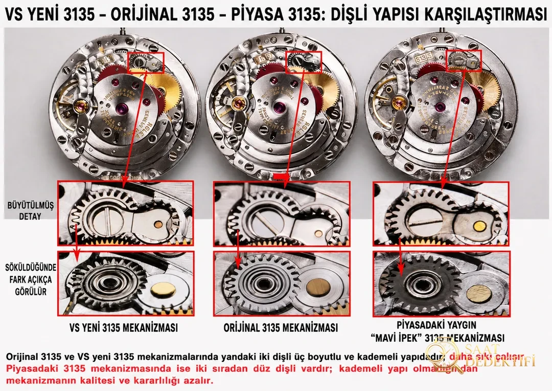 Karşılaştırmalı inceleme: VS Factory [40 mm]Rolex Submariner 116610LV-97200 yeşil kadran kol saati (Green Sub) - Bilezik, Toka ve Klips Mekanizması
