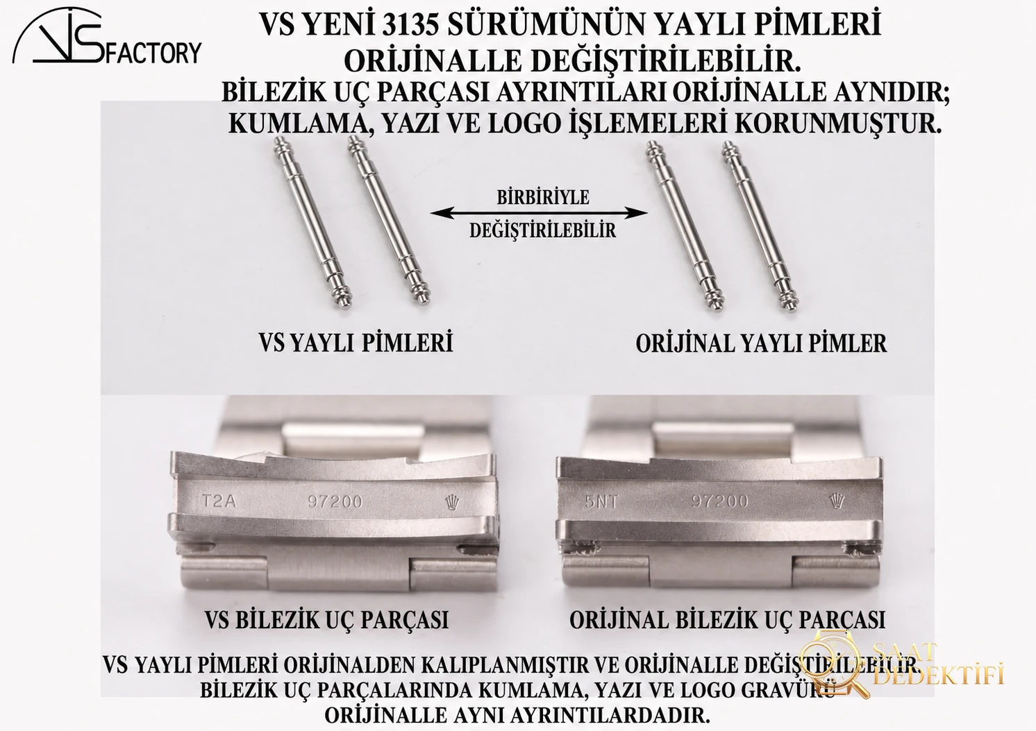 Vergleichsbewertung: VS Factory [40 mm] Rolex Submariner Serie 116610LN-97200 Uhr mit schwarzem Zifferblatt (Black Water Ghost) – Gehäuse aus Stahl und Polierqualität