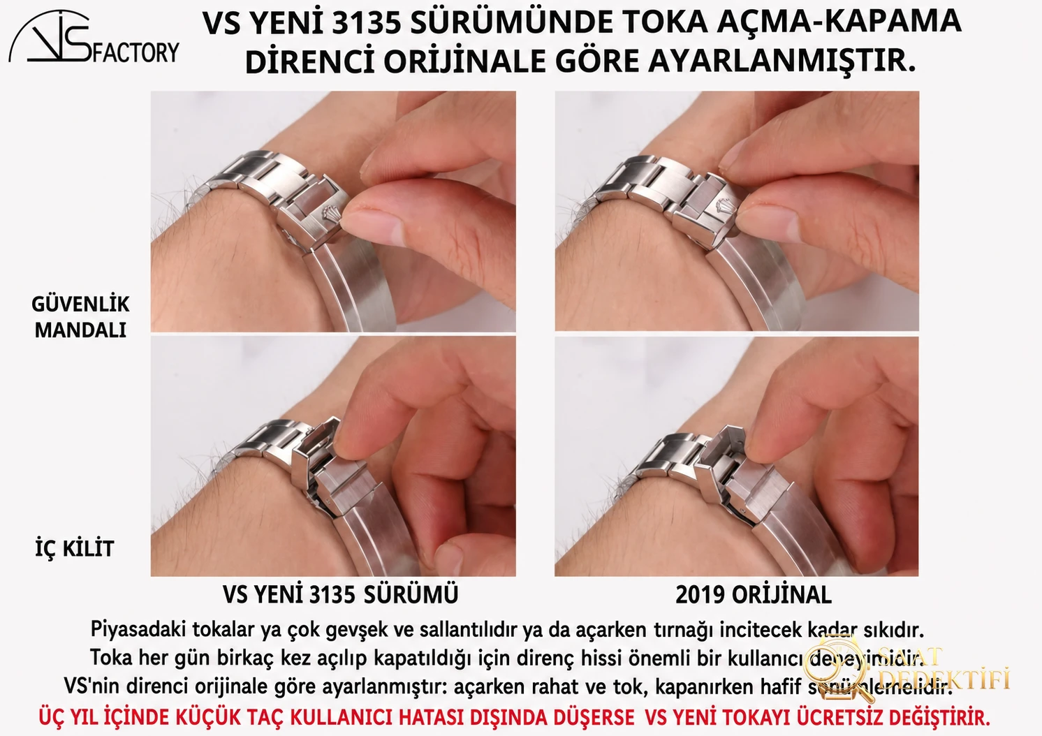 Vergleichsbewertung: VS Factory [40 mm] Rolex Submariner Serie 116610LN-97200 Uhr mit schwarzem Zifferblatt (Black Water Ghost) – Gravur auf der Gehäuserückseite und Seriennummer
