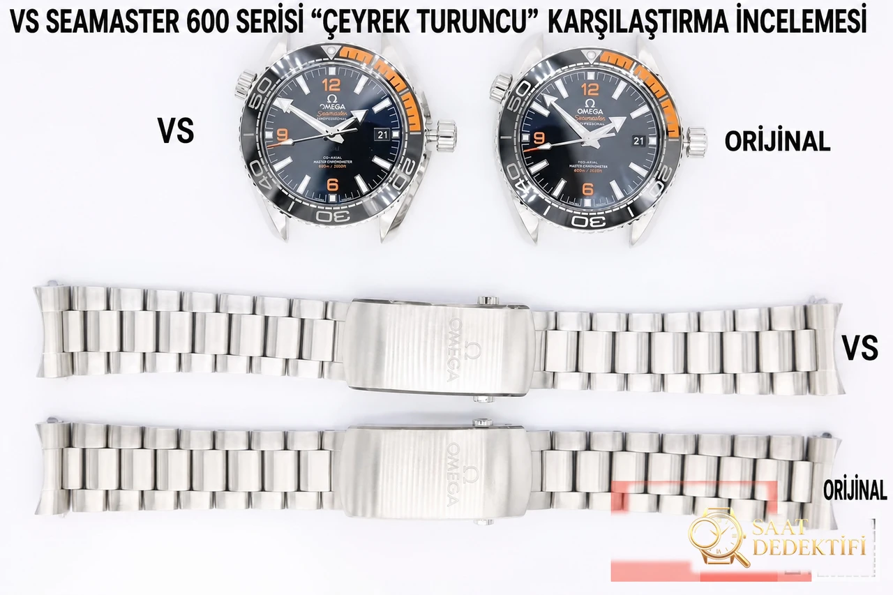 Karsilastirmali Inceleme vs Factory 435Mm Omega Seamaster Serisi 215304... - Ön Görünüm ve Kasa Tasarımı