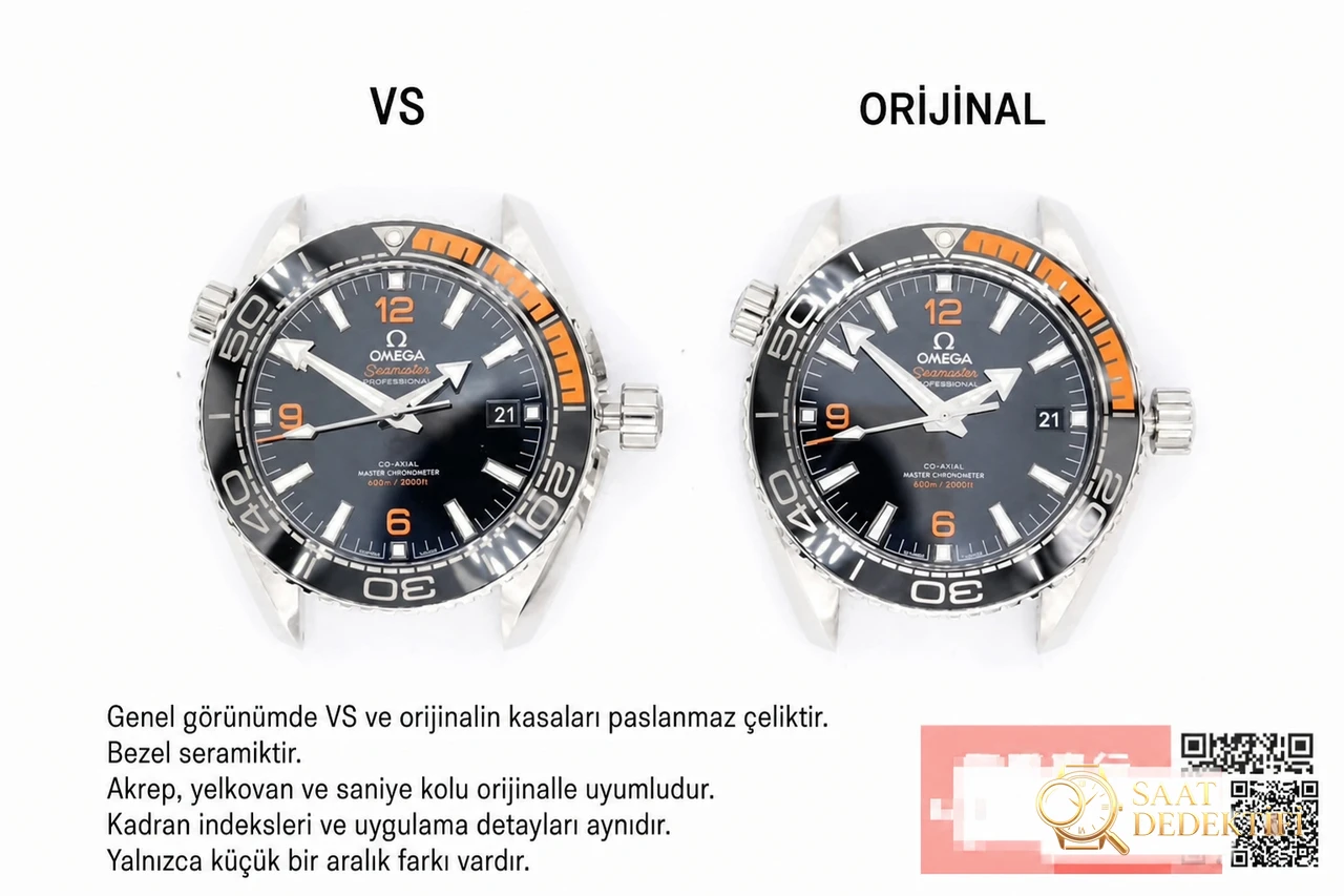 Karşılaştırmalı inceleme: VS Factory 43.5 mm OMEGA Seamaster serisi 215.30.44.21.01.002 kol saati, Planet Ocean 600M 