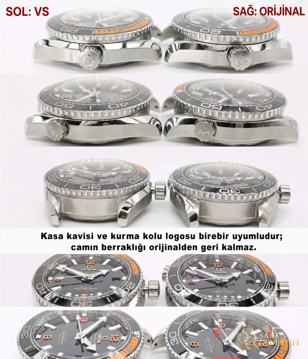 Karşılaştırmalı inceleme: VS Factory 43.5 mm OMEGA Seamaster serisi 215.30.44.21.01.002 kol saati, Planet Ocean 600M 