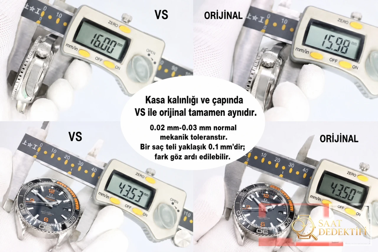 Karşılaştırmalı inceleme: VS Factory 43.5 mm OMEGA Seamaster serisi 215.30.44.21.01.002 kol saati, Planet Ocean 600M 