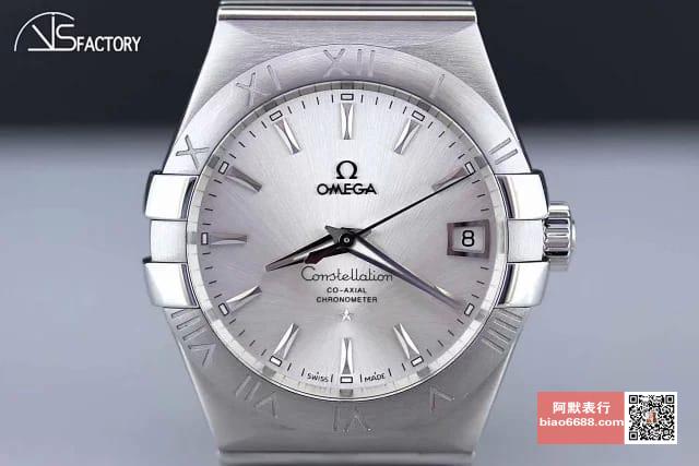 Karşılaştırmalı inceleme: VS Factory Omega Constellation Serisi 123.10.38.21.02.001 çelik bilezikli klasik kol saati — 2. fotoğraf