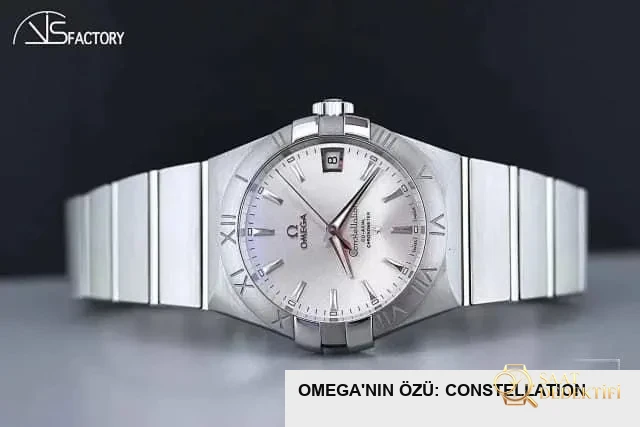Karşılaştırmalı inceleme: VS Factory Omega Constellation Serisi 123.10.38.21.02.001 çelik bilezikli klasik kol saati - Kasa Profili ve Kurma Kolu İncelemesi