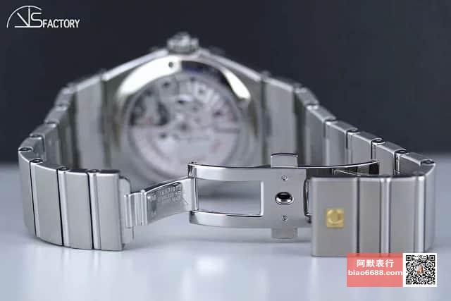 Karşılaştırmalı inceleme: VS Factory Omega Constellation Serisi 123.10.38.21.02.001 çelik bilezikli klasik kol saati — 6. fotoğraf