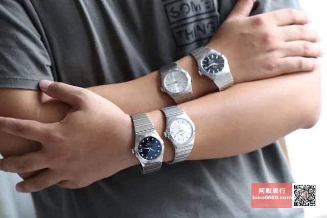 Karşılaştırmalı inceleme: VS Factory Omega Constellation Serisi 123.10.38.21.02.001 çelik bilezikli klasik kol saati — 10. fotoğraf