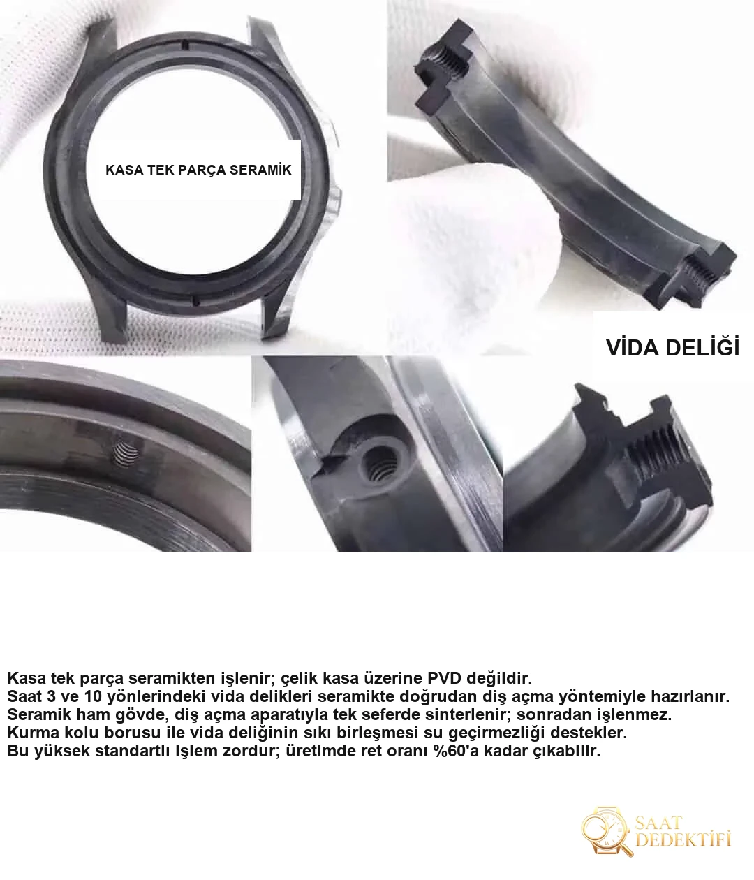 Karşılaştırmalı inceleme: VS Factory [Seramik] OMEGA Seamaster 300M Serisi 210.92.44.20.01.001 kauçuk kayışlı dalış erkek kol saati - Makro Kadran ve İndeks İşçiliği
