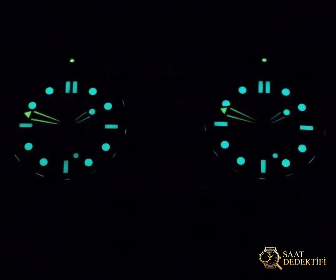 Karşılaştırmalı inceleme: VS Factory [Seramik] OMEGA Seamaster 300M Serisi 210.92.44.20.01.001 kauçuk kayışlı dalış erkek kol saati - Bilekte Duruş ve Kasa Orantısı