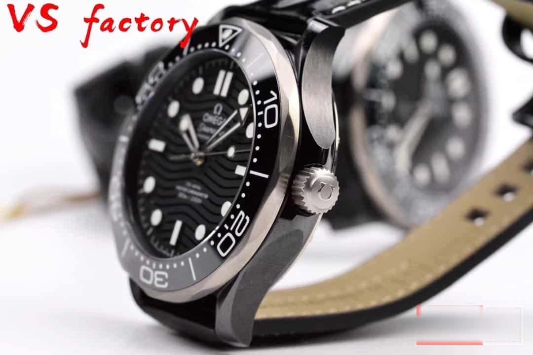 Karşılaştırmalı inceleme: VS Factory [Seramik] OMEGA Seamaster 300M Serisi 210.92.44.20.01.001 kauçuk kayışlı dalış erkek kol saati — 20. fotoğraf