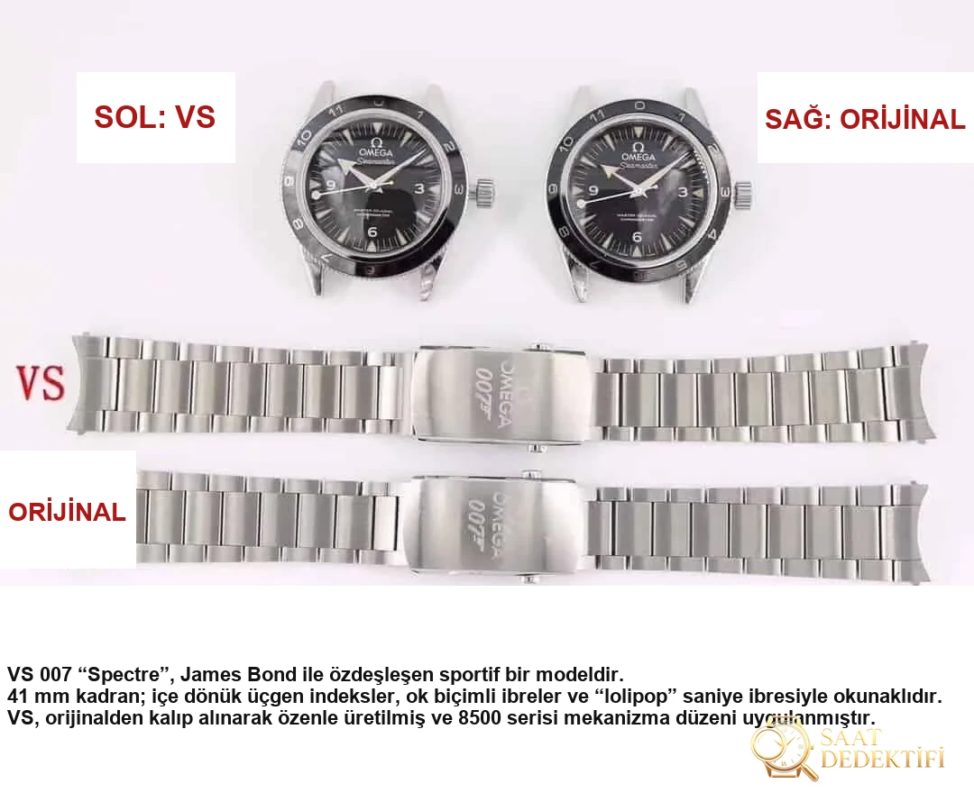 Karşılaştırmalı inceleme: VS Factory V2 OMEGA Seamaster serisi 233.32.41.21.01.001 erkek dalış saati (