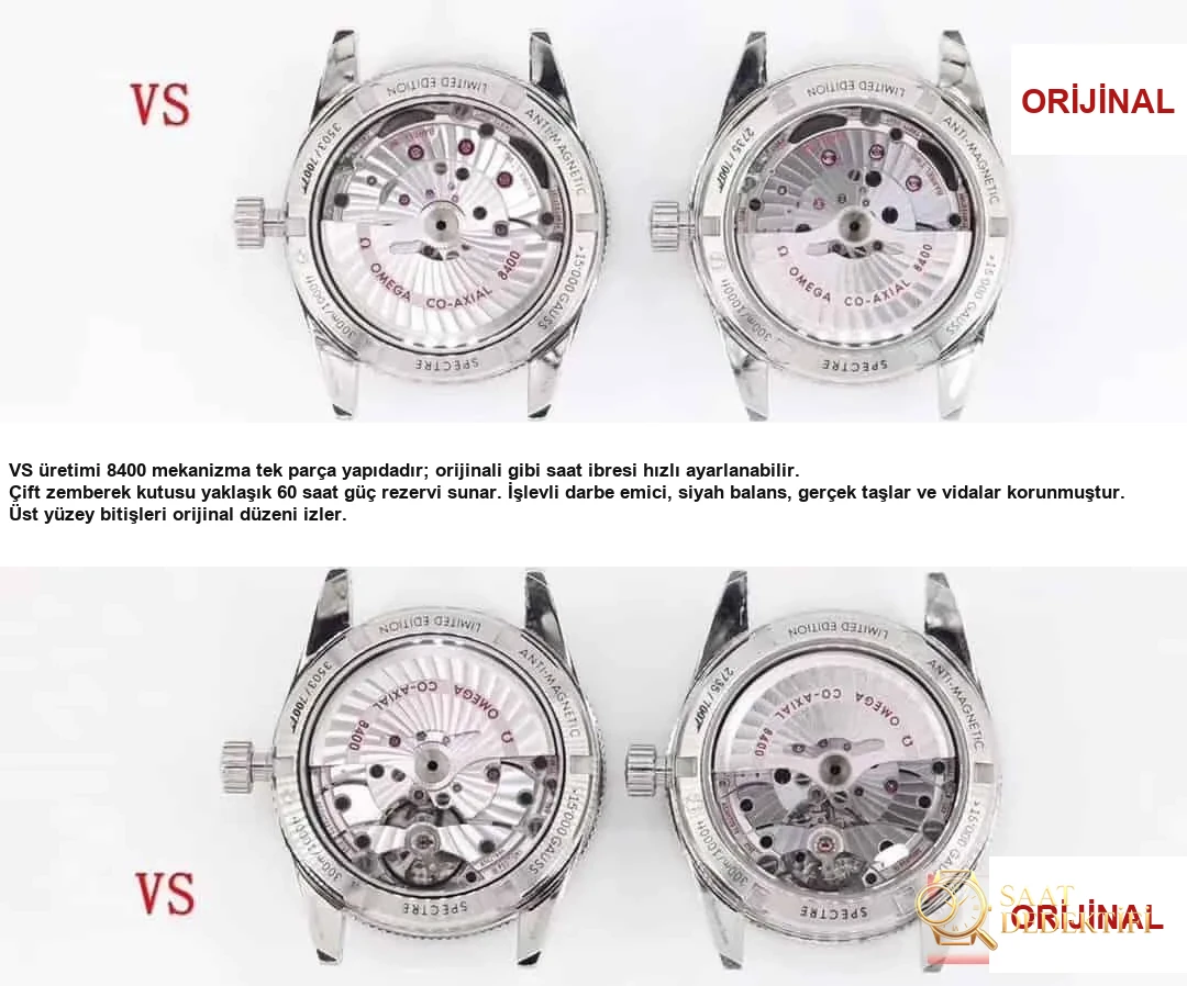 Karşılaştırmalı inceleme: VS Factory V2 OMEGA Seamaster serisi 233.32.41.21.01.001 erkek dalış saati (
