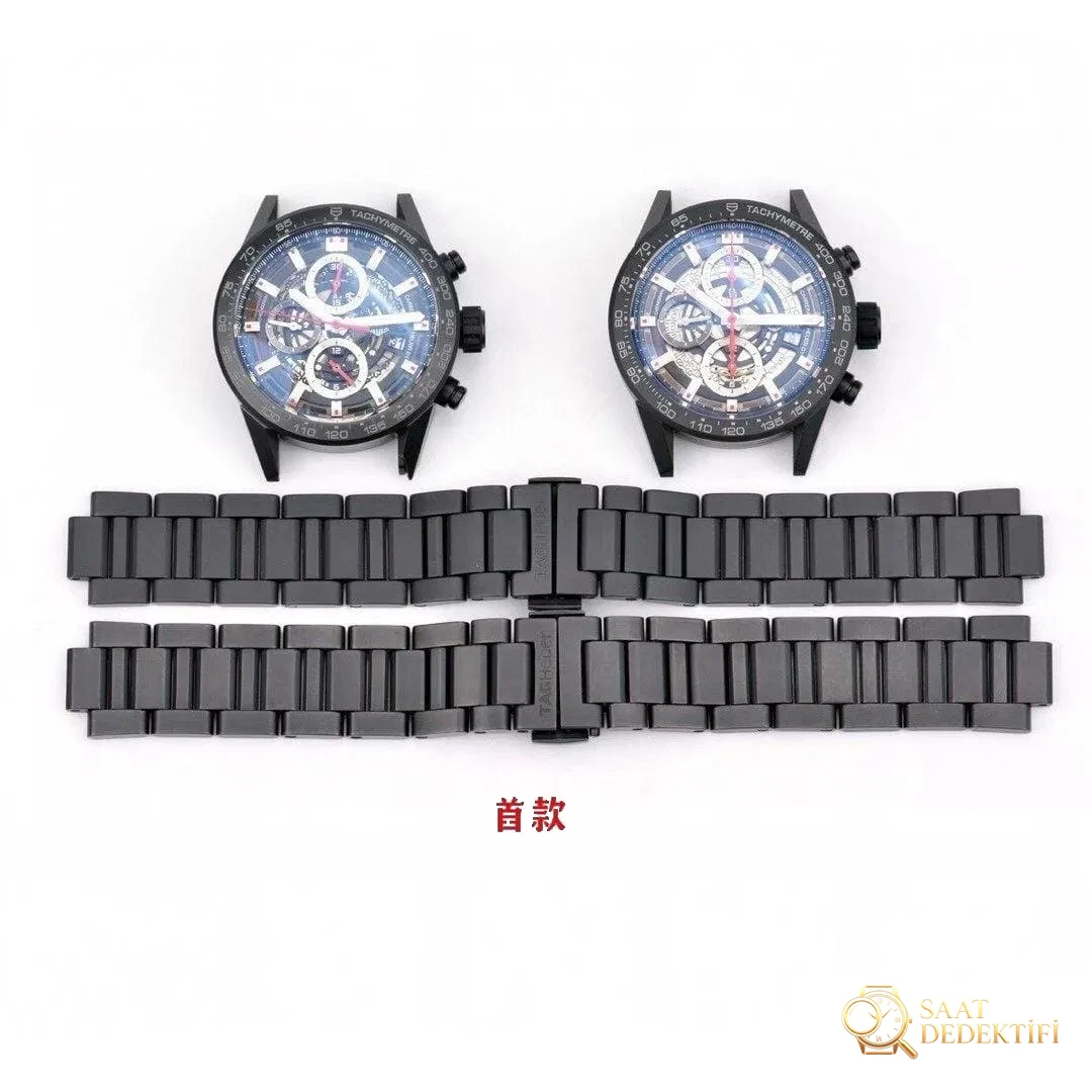 Karşılaştırmalı inceleme: XF Factory TAG Heuer Carrera serisi CAR2090.BH0729 saati - Kadran Detayı ve Bezel İşçiliği