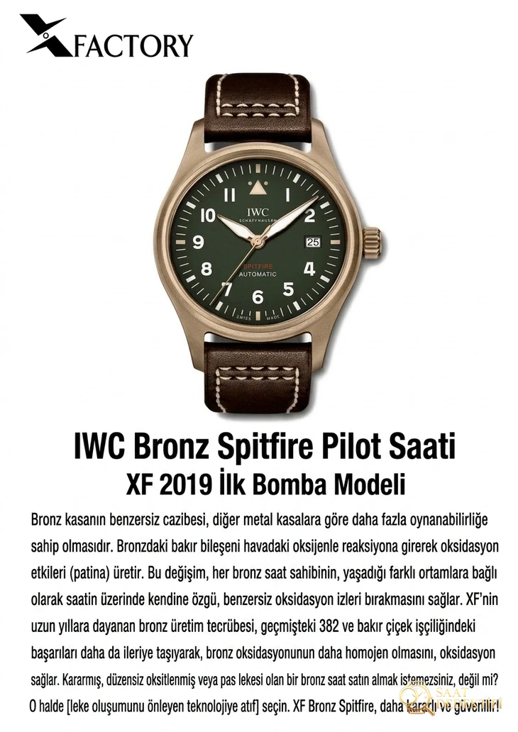 Karşılaştırmalı inceleme: XF IWC bronz Spitfire — IWC Pilot serisi IW326802 saati - Toka İçi Mikro Ayar Mekanizması